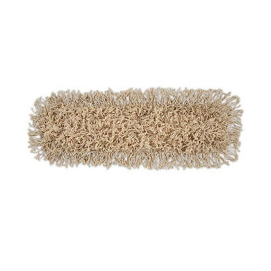 Boardwalk® Industrial Dust Mop Head, Hygrade Cotton, 24w X 5d, White