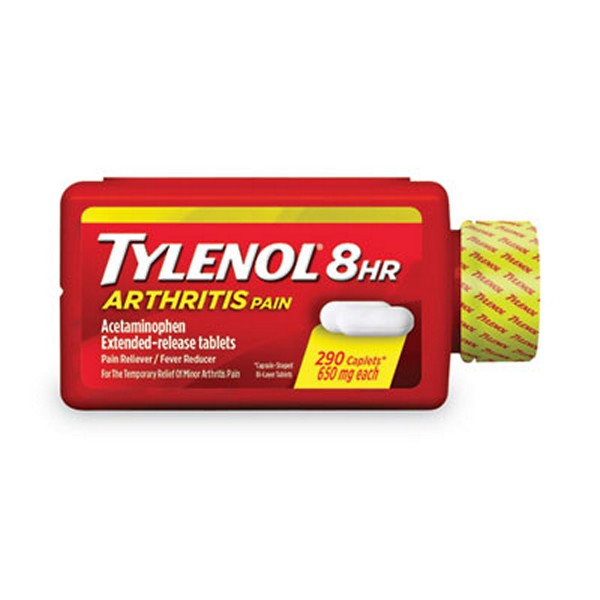 Tylenol 8-Hour Arthritis Pain Extended Release Tablets, 650 mg, 290/Bottle