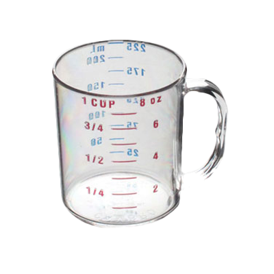 Thunder Group, PLMC008CL, FOOD PREPARATION; Polycarbonate Measuring Cup