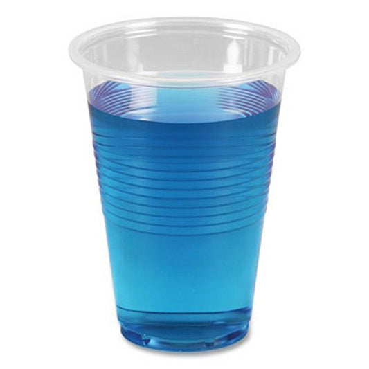 Boardwalk® Translucent Plastic Cold Cups, 16 oz, Polypropylene, 50 Cups/Sleeve, 20 Sleeves/Carton