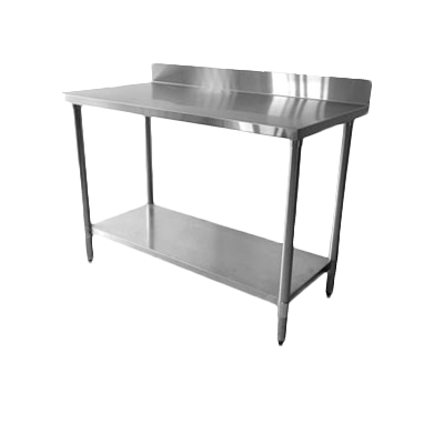 Thunder Group, SLWT43072F4, Work Table,  63&quot; - 72&quot;, Stainless Steel Top