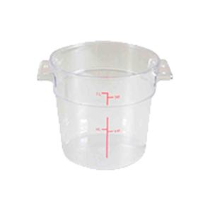 Thunder Group, PLRFT301PC, Food Preparation; Round Food Storage Container & Cover