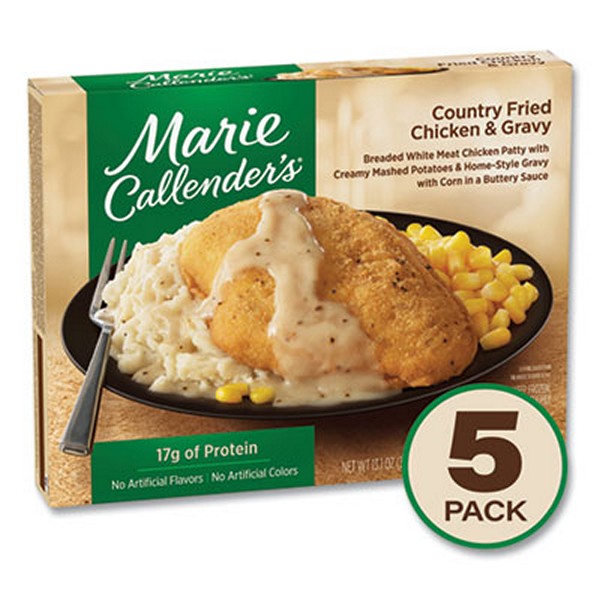 MarieCalen Country Fried Chicken And Gravy, 13.1 Bowl, 5/pack