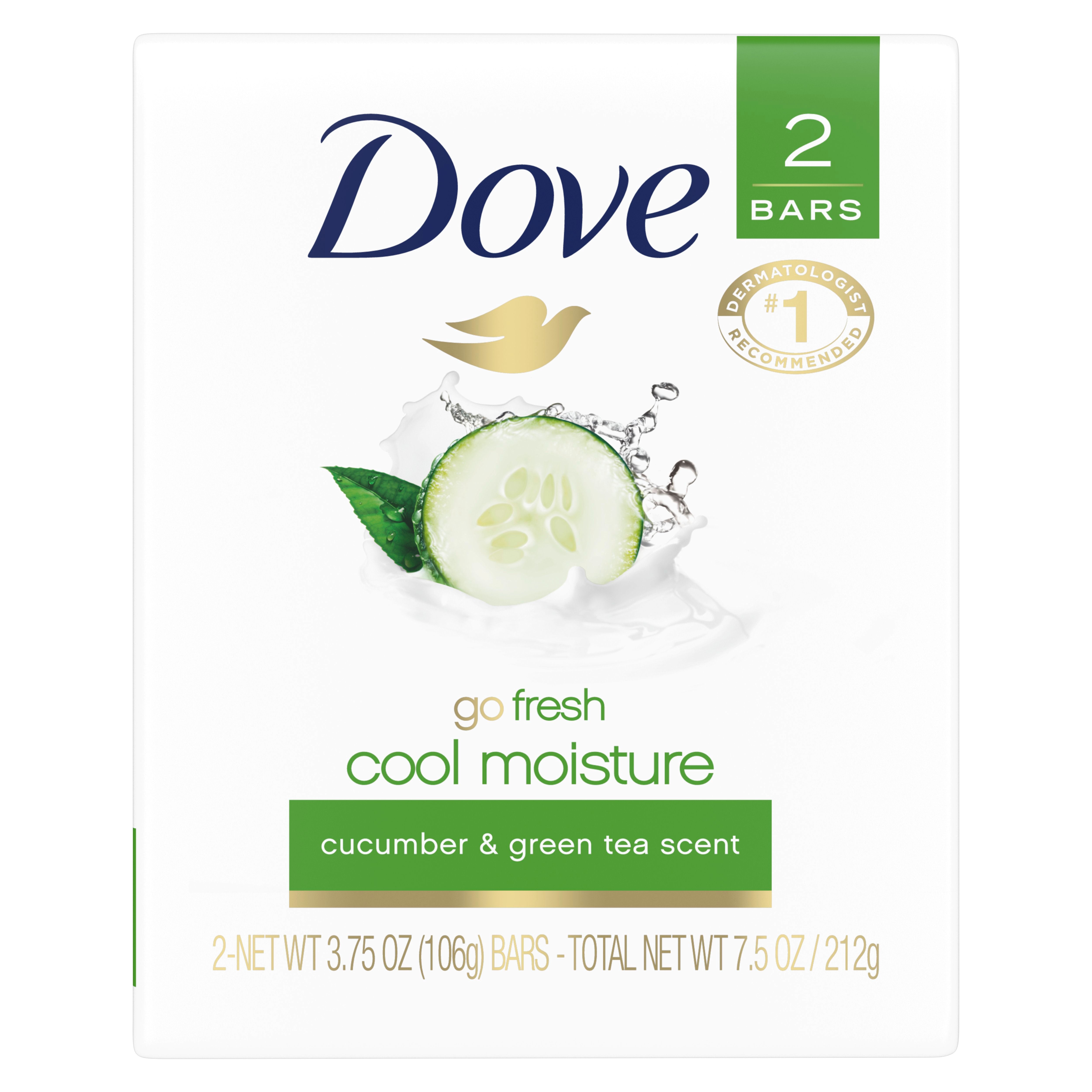 Dove Soap Bar Go Fresh Cool Moisture 24 212 Gr