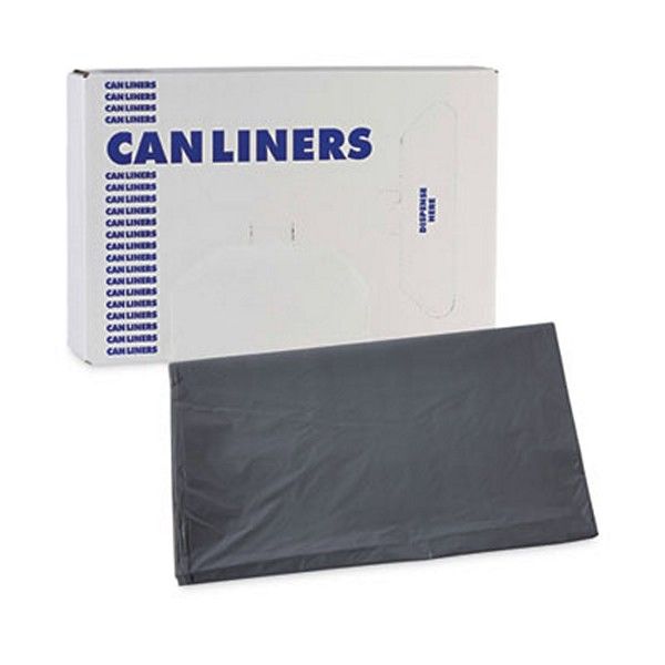 Boardwalk® Linear Low Density Industrial Can Liners, 45 Gal, 1.1 Mil, 40 X 46, Gray, 100/carton