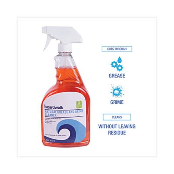 Boardwalk® Boardwalk Green Natural Grease And Grime Cleaner, 32 Oz Spray Bottle, 12/carton