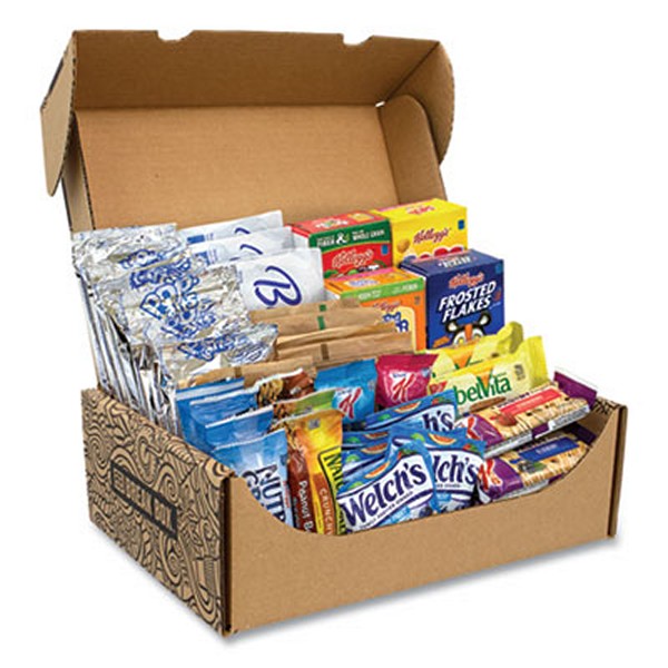 SnackBoxPr Breakfast Snack Box, 41 Assorted Snacks