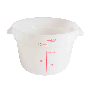 Thunder Group, PLRFT312PP, Food Preparation; Round Food Storage Container & Cover