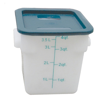 Thunder Group, PLSFT004PP, Food Preparation; Square Food Storage Container & Cover