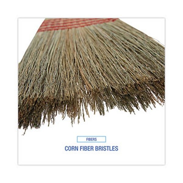 Boardwalk® Parlor Broom, Corn Fiber Bristles, 55" Overall Length, Natural