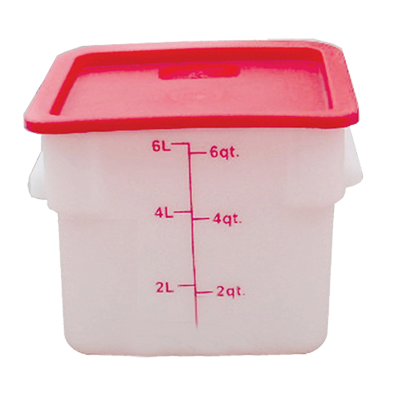 Thunder Group, PLSFT006PP, Food Preparation; Square Food Storage Container & Cover