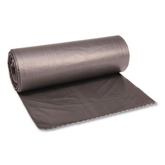 Boardwalk® Low-Density Waste Can Liners, 45 Gal, 0.95 Mil, 40" X 46", Gray, 100/carton