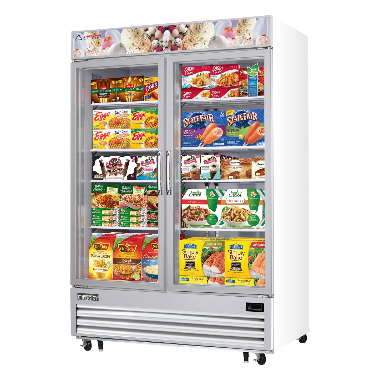 Everest Refrigeration, EMGF48, Freezer, Merchandiser