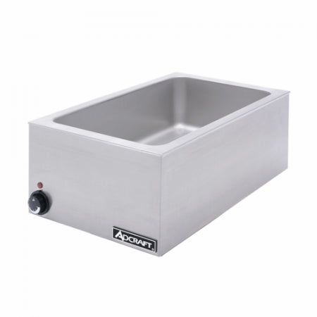 Eco Series FW-1500W/C Food Warmer, full size, 12" x 20" opening, electric, countertop, base only, holds up to 4" size pan, 6-1/2" deep well, 5' three prong grounded cord, stainless steel construction
