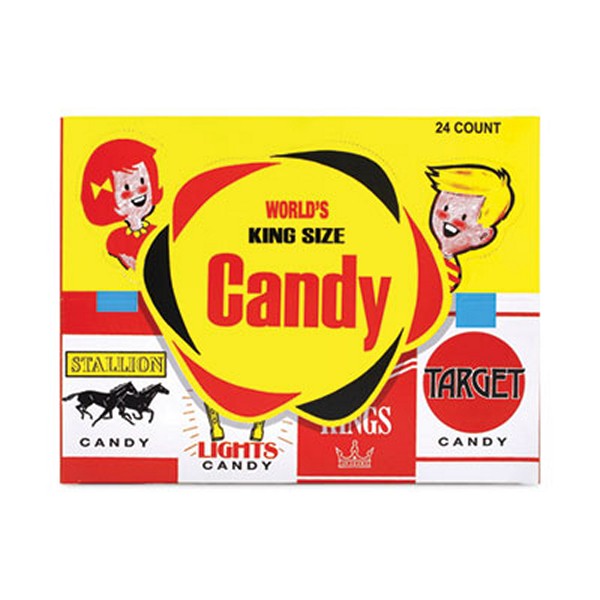 WorldConf Candy Cigarettes, 1.3 oz, 24/Pack