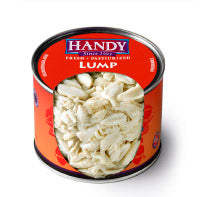 Premium Lump Pelagicus Crab Meat Per Case 1 Pound Each - 6 Per Case