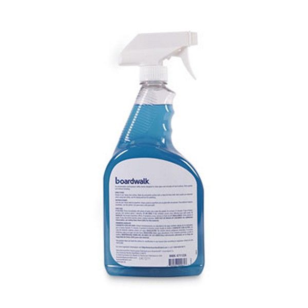 Boardwalk® Industrial Strength Glass Cleaner With Ammonia, 32 Oz Trigger Spray Bottle, 12/carton