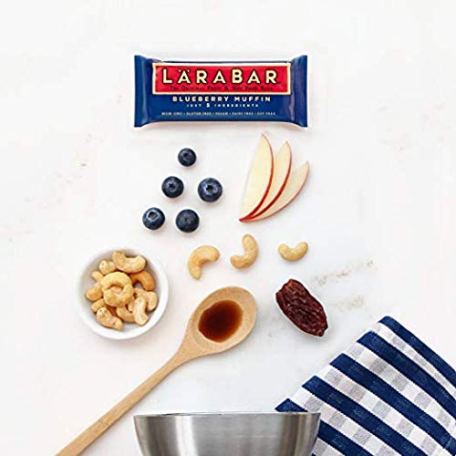 Larabar Gluten Free Bar, Blueberry Muffin, 1.6 oz Bar, Case of 16