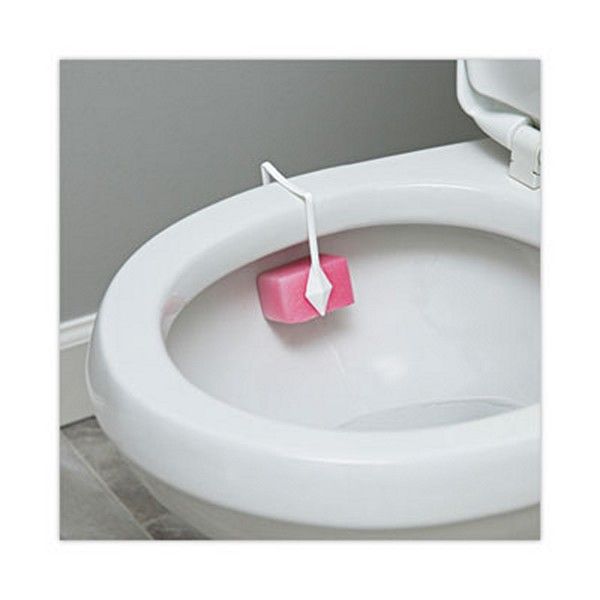 Boardwalk® Toilet Bowl Para Deodorizer Block, Cherry Scent, 4 Oz, Pink, 12/box