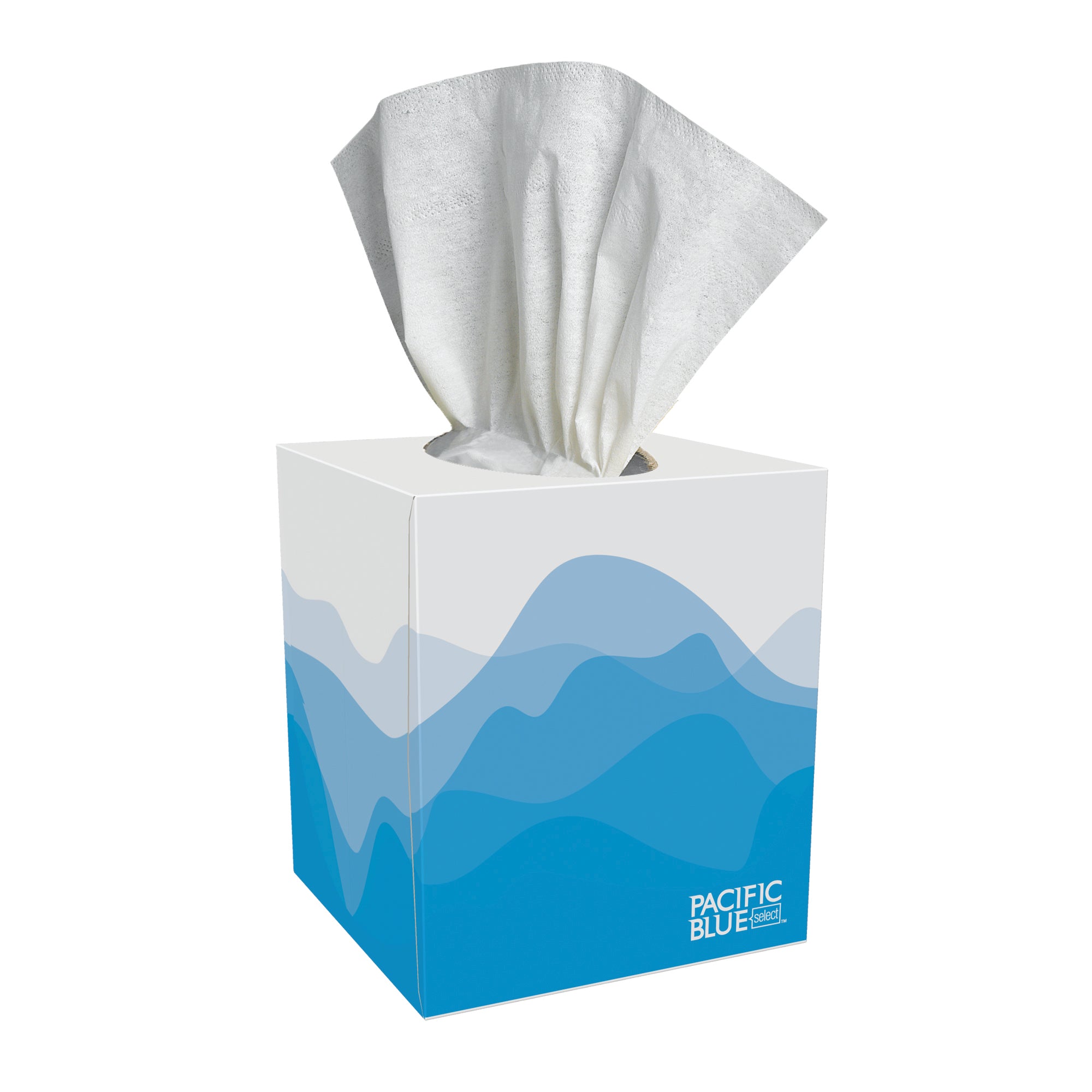Pacific Blue Select  2-Ply Facial Tissue By Gp Pro (Georgia-Pacific)  Cube Box  36 Boxes Per Case