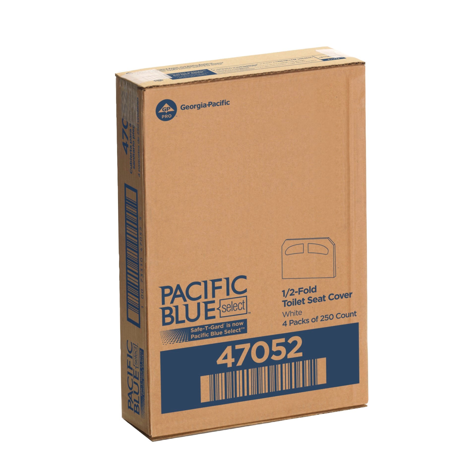 Pacific Blue Select(R)  1/2-Fold Toilet Seatcover By Gp Pro (Georgia-Pacific)  White  1 000 Covers