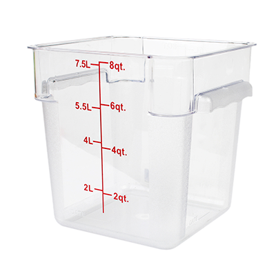 Thunder Group, PLSFT008PC, Food Preparation; Square Food Storage Container & Cover