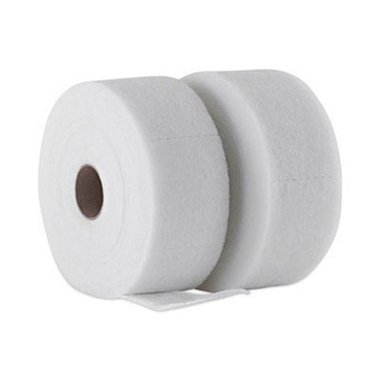 Boardwalk® Trapeze Disposable Dusting Sheets, 5" X 125 Ft, White, 250 Sheets/roll, 2 Rolls/carton