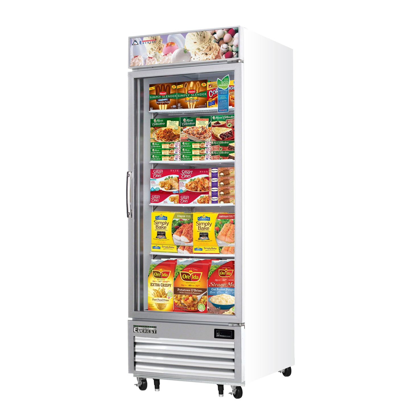 Everest Refrigeration, EMGF23, Freezer, Merchandiser