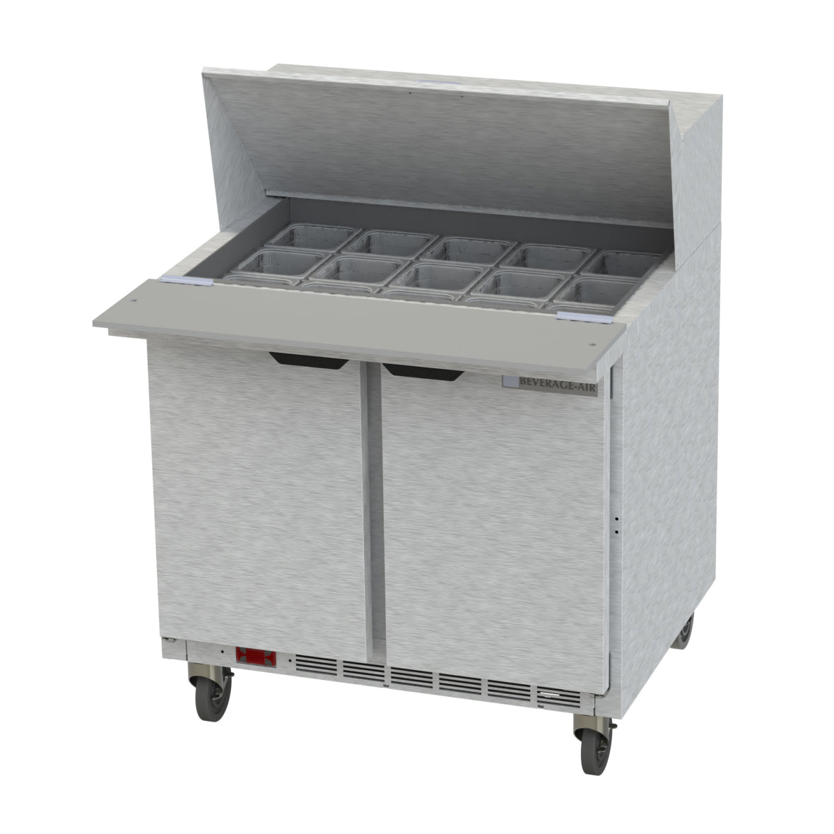 Beverage Air, SPE36HC-15M, Refrigerated Counter, Mega Top Sandwich / Salad Unit