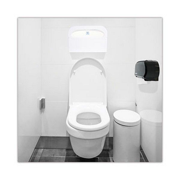 Boardwalk® Toilet Seat Cover Dispenser, 16 X 3 X 11.5, White, 2/box