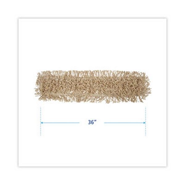 Boardwalk® Industrial Dust Mop Head, Hygrade Cotton, 36w X 5d, White