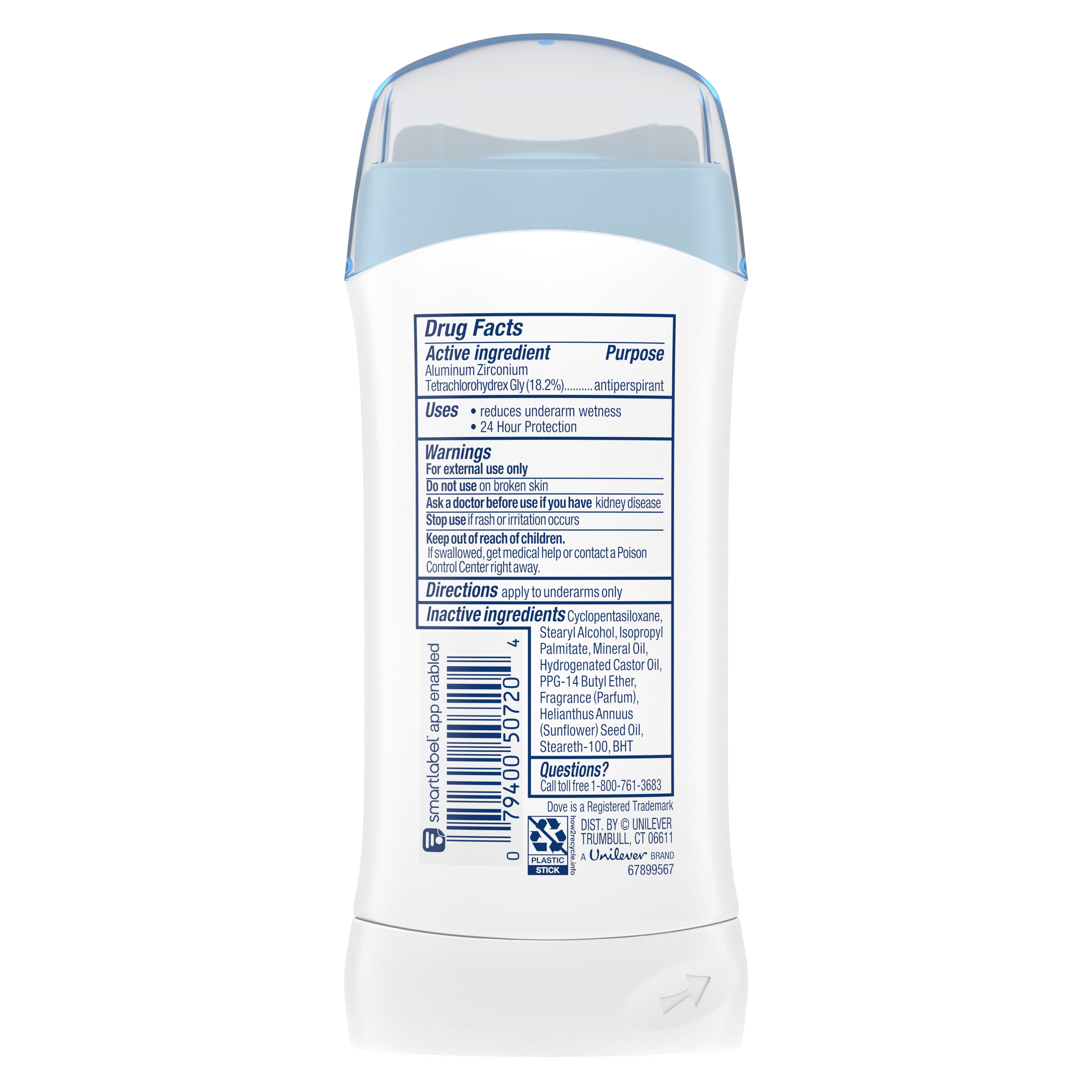 Dove Invisible Solid Powder 12 2.6 Oz
