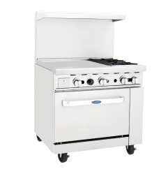 Atosa USA, AGR-2B24GL, 36" Combination Gas Range