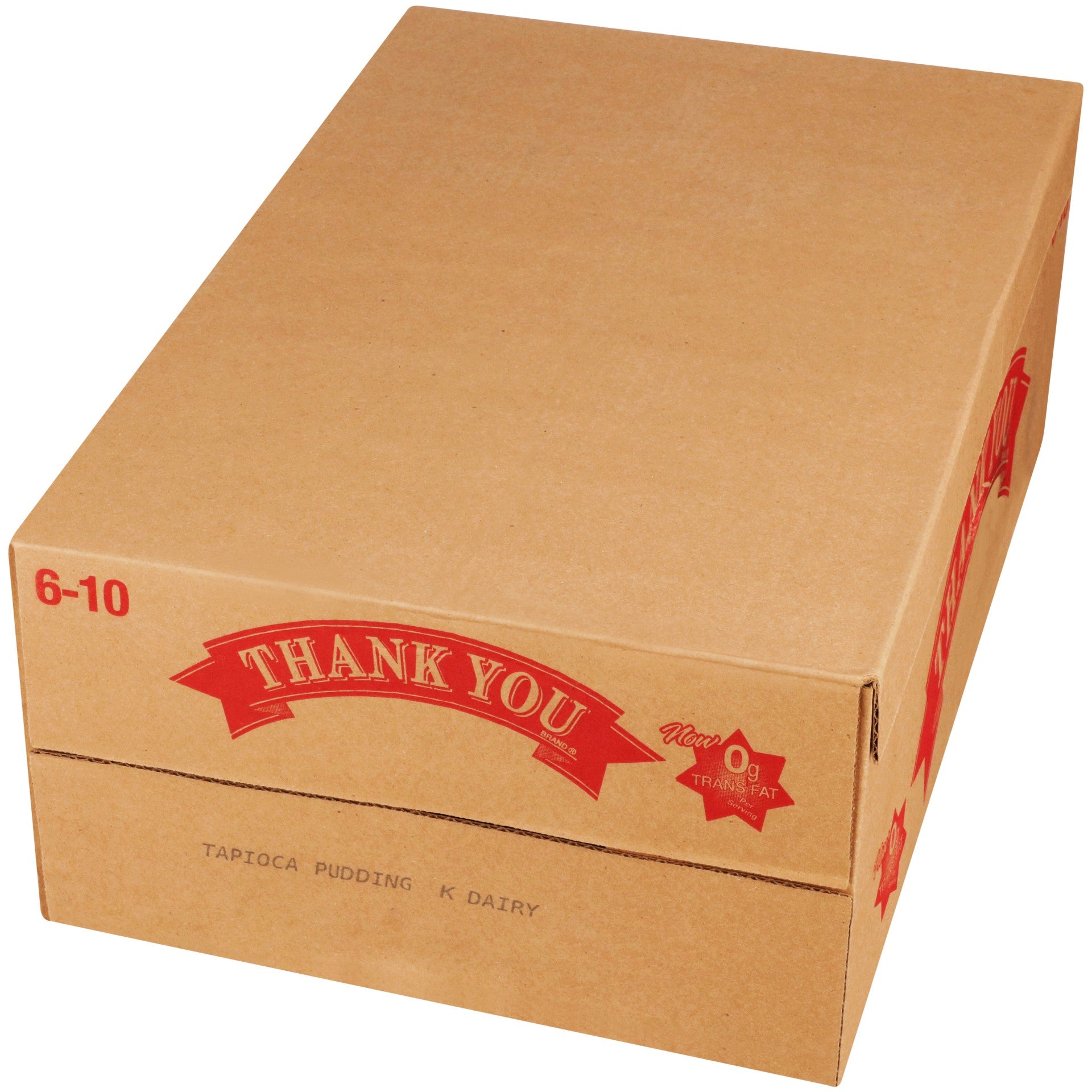 Thank You Tapioca Pudding Case Of 108 Ounce Size - 6 Per Case