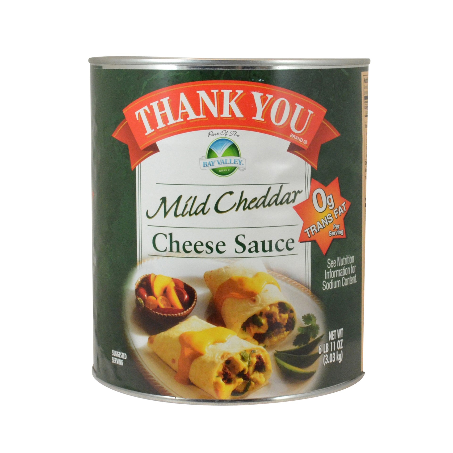 Thank You Mild Cheddar Cheese Sauce Caseof 7 Pound Each - 6 Per Case