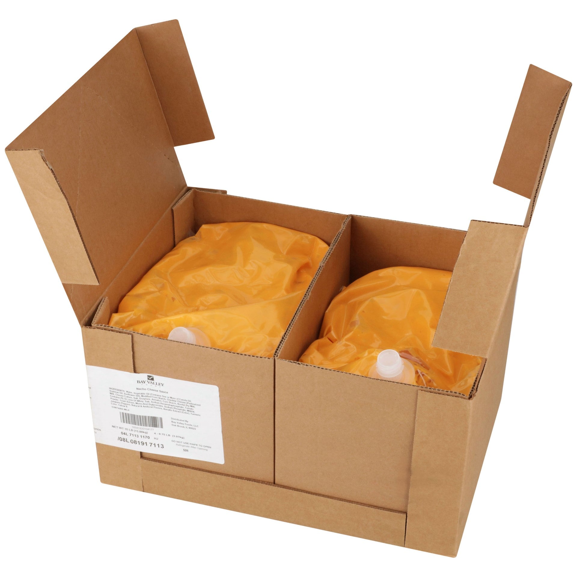 Bay Valley Nacho Cheese Sauce Case Of 140 Ounce Size - 4 Per Case
