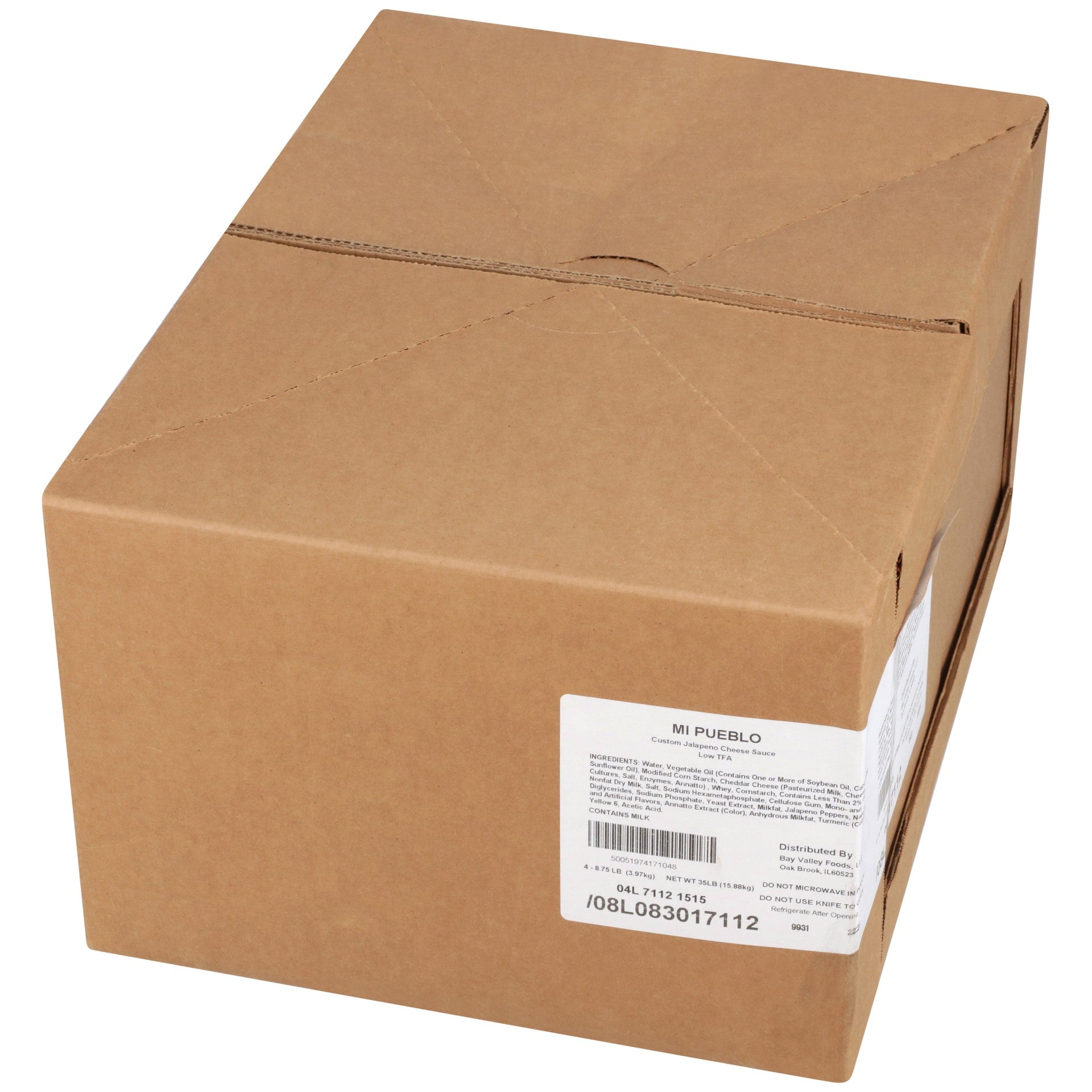 Mi Pueblo Jalapeno Cheese Sauce Case Of 140 Ounce Size - 4 Per Case