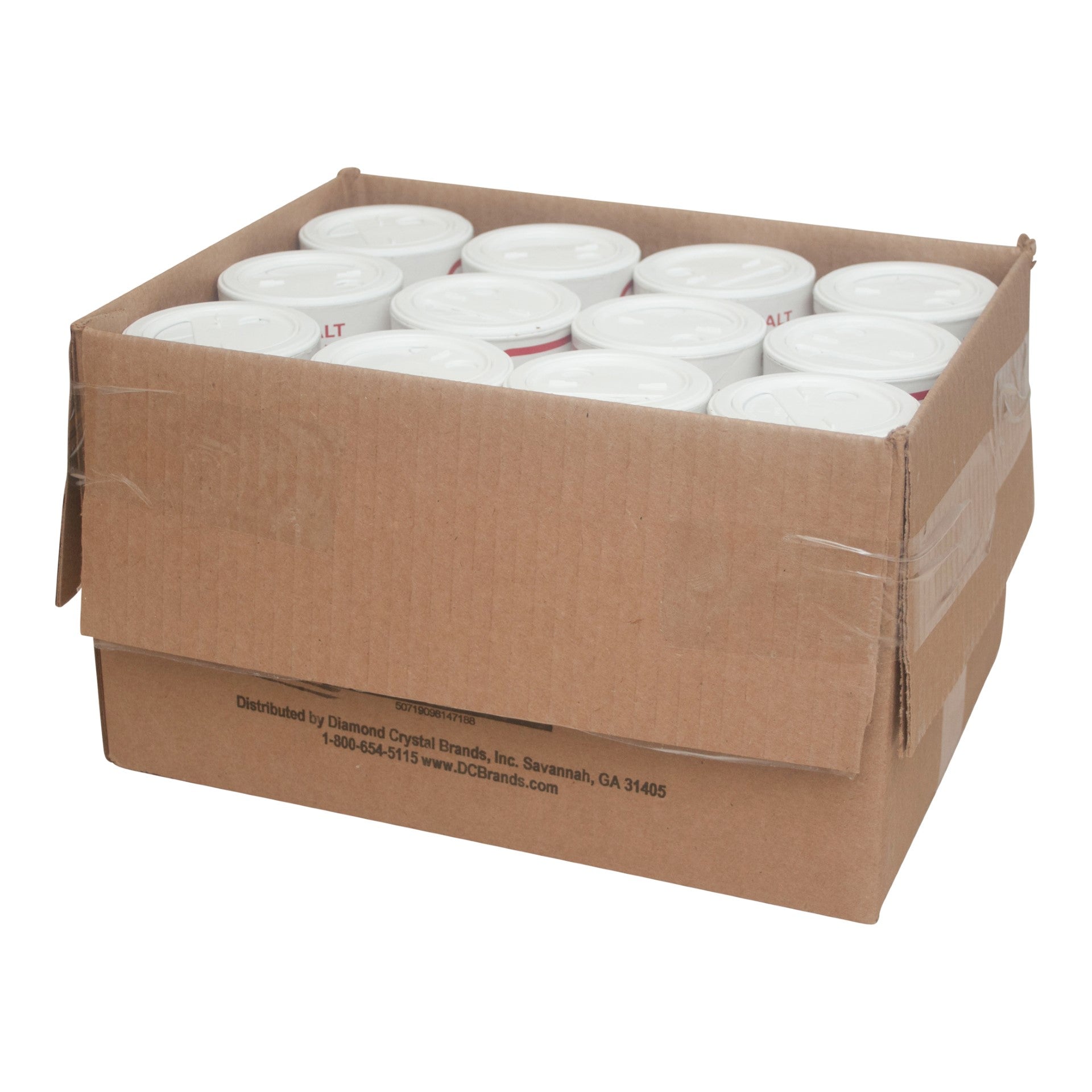 Chefs Seasoning Fry Salt Cannister 24 Ounce Size - 12 Per Case