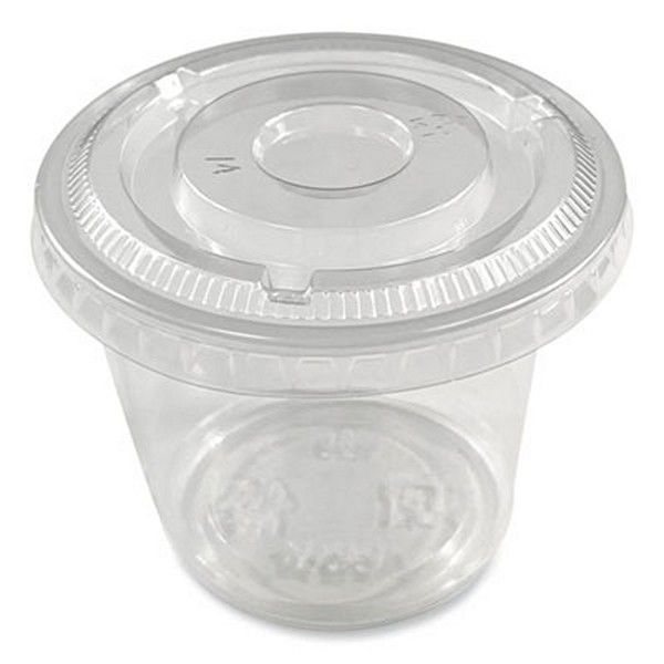 Boardwalk® Boardwalk souffle/portion cups, 5.5 oz polypropylene, translucent, 2,500/carton