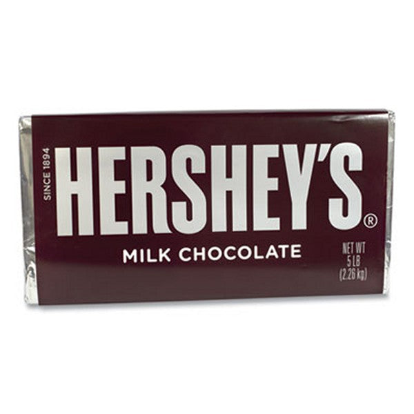 Hershey's Milk Chocolate Bar, 5 Lb Bar