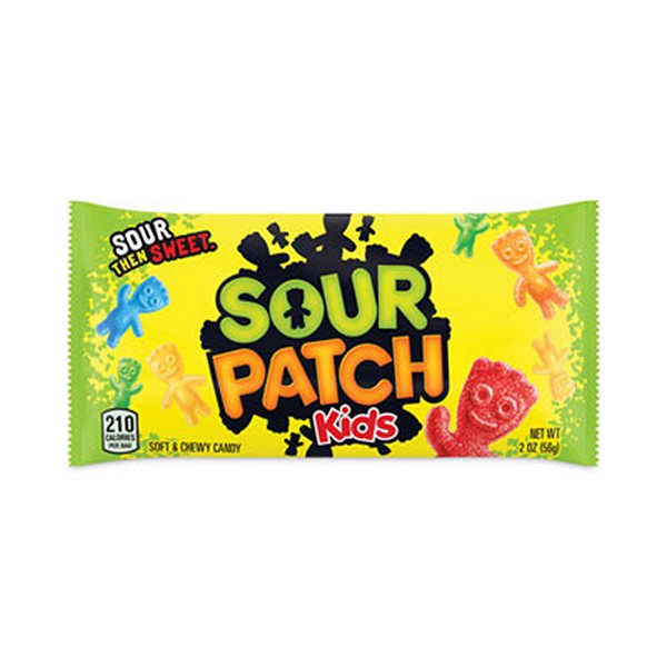 SourPatch Chewy Candy, Assorted, 2 Bags, 24/Pack