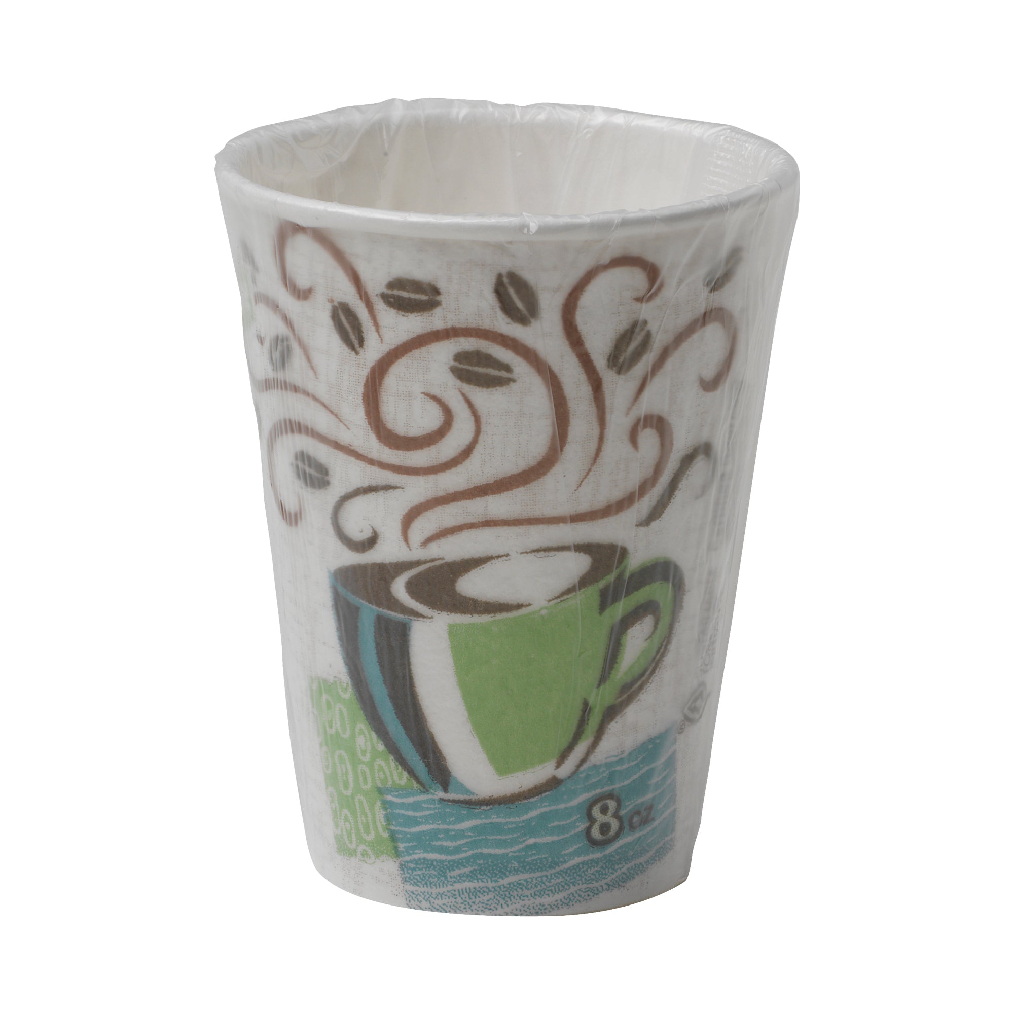 Dixie(R) Perfectouch(R) 8 Ounce Insulated Wrapped Paper Hot Coffee Cups  20 Packs / 50 Count Per Pac