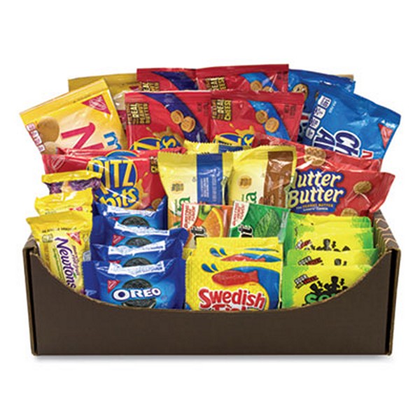 SnackBoxPr Snack Treats Variety Care Package, 40 Assorted Snacks