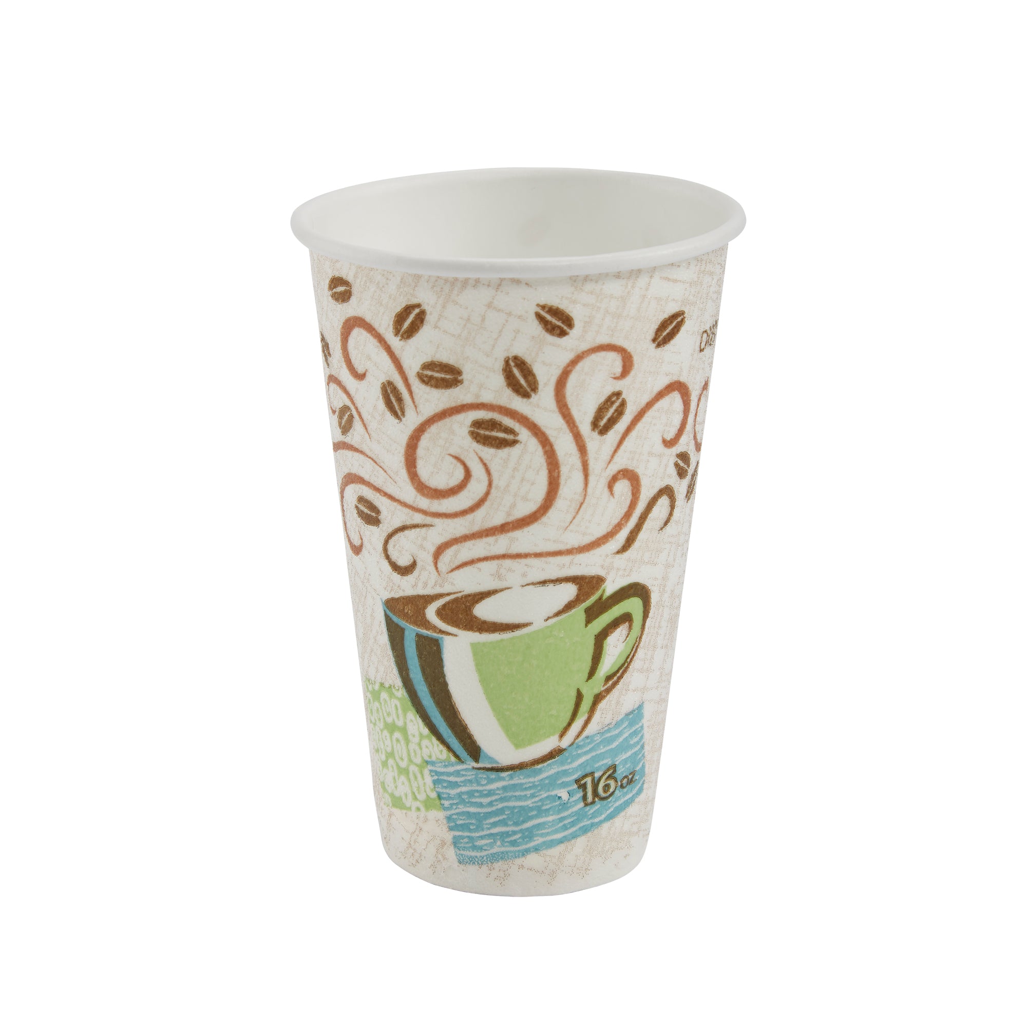 Dixie(R) Perfectouch(R) 12Oz Insulated Paperhot Cups By Gp Pro  Fit Large Lids  Coffee Haze  1000 C