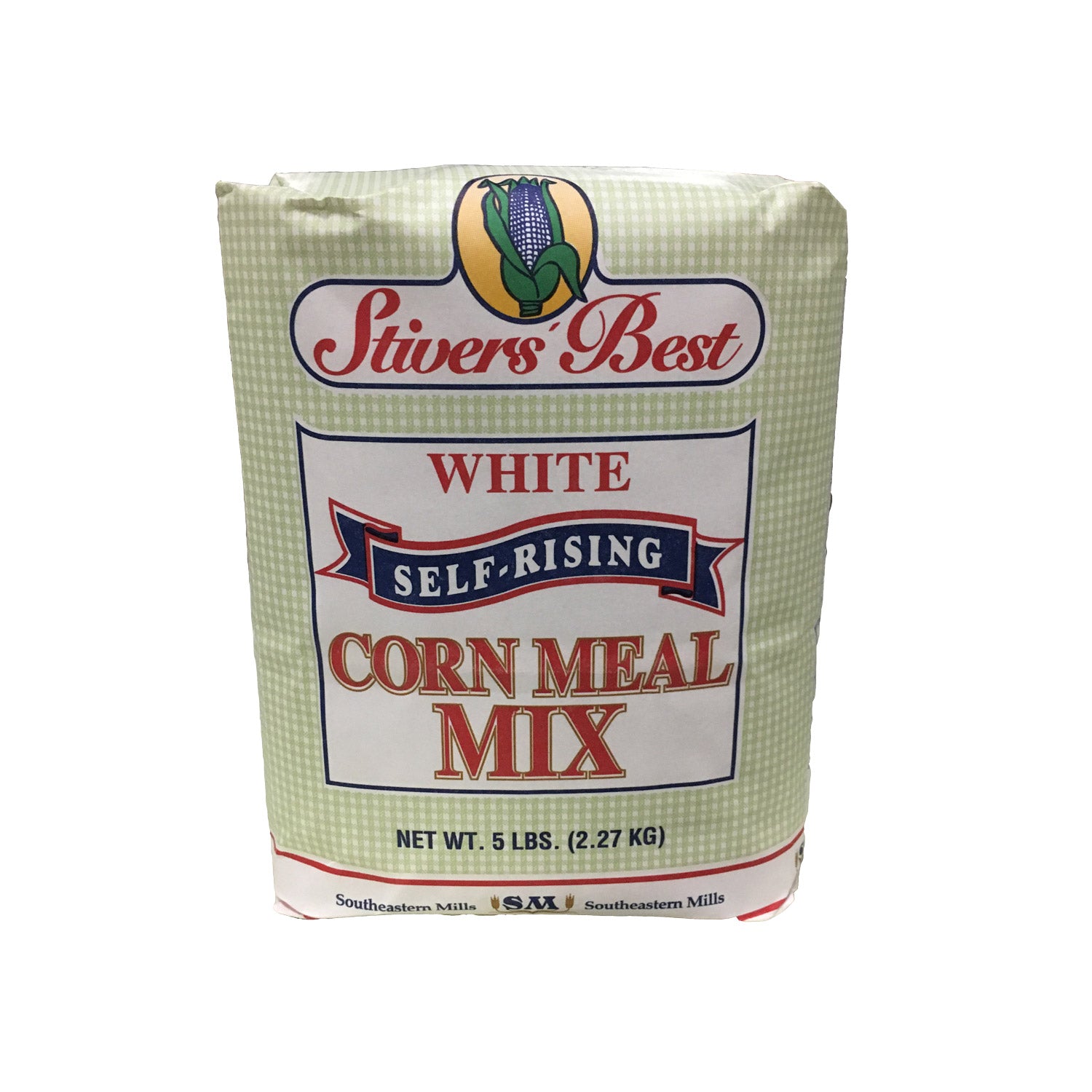 Stiver's Best Self Rising White Mix Corn Meal 5 Pound Each - 8 Per Case