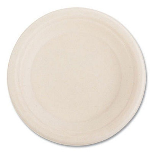 Boardwalk® Boardwalk Bagasse PFAS-Free Dinnerware, Plate, 6" dia, Tan, 1,000/Carton