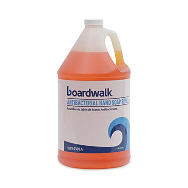 Boardwalk® Antibacterial Liquid Soap, Clean Scent, 1 gal Bottle