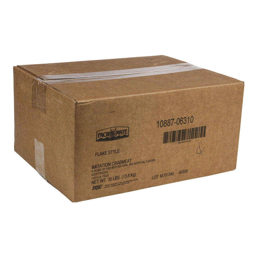 Flake Style Surimi Seafood Value Frozen 2.5 Pound Each - 12 Per Case