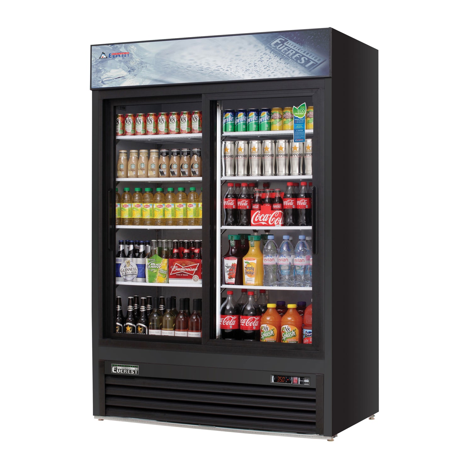 Everest Refrigeration, EMGR48B, Refrigerator, Merchandiser