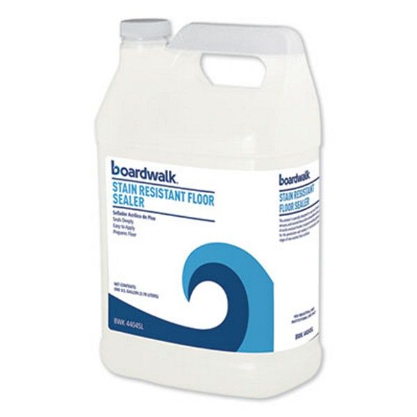 Boardwalk® Stain Resistant Floor Sealer, 1 Gal Bottle, 4/carton